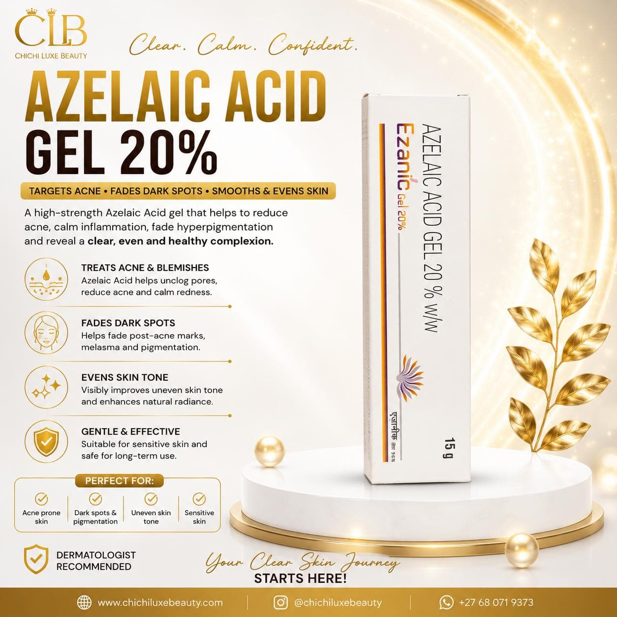 20% azelaic acid gel 15g - Main Image