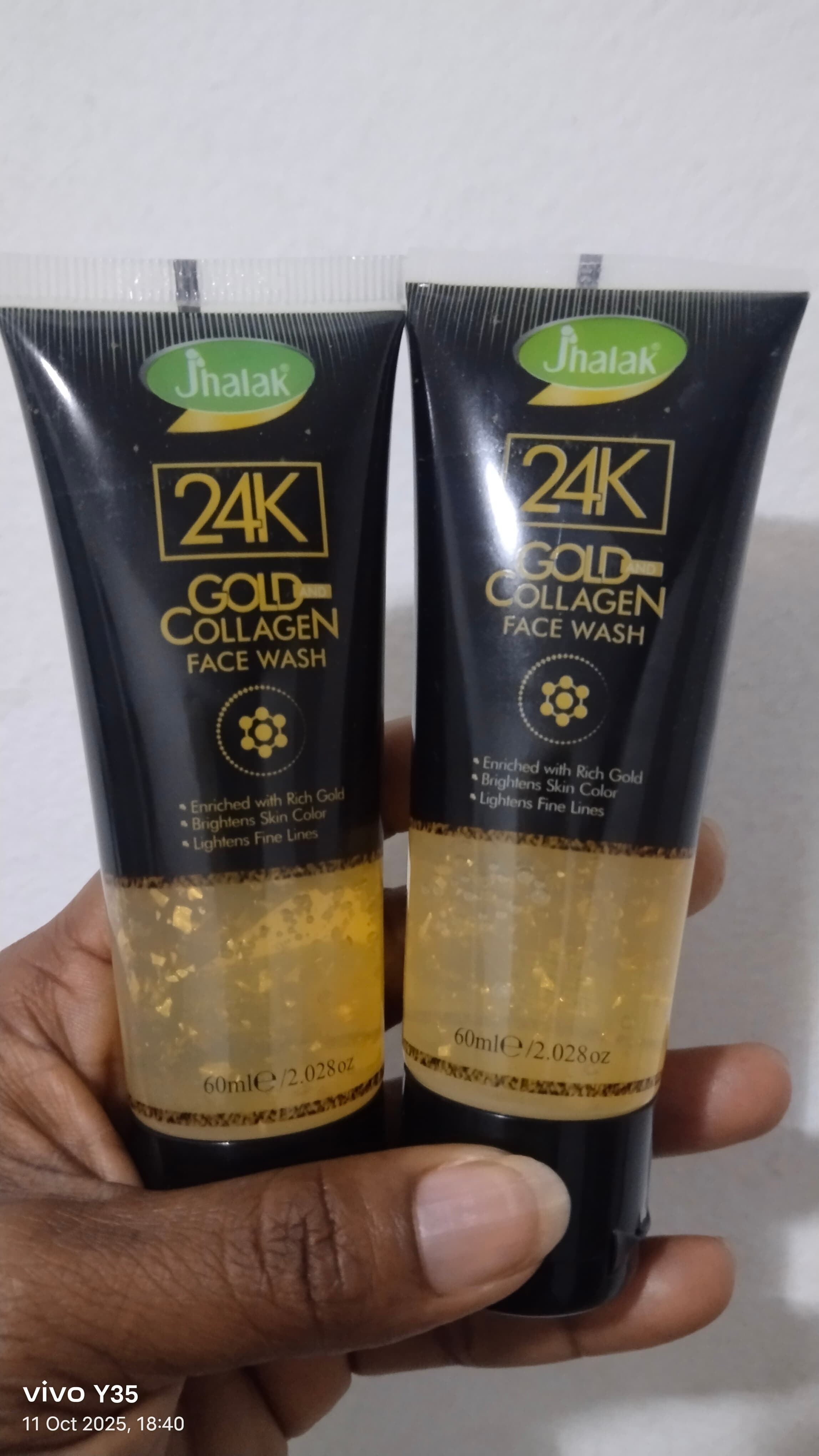 24k gold collagen face wash