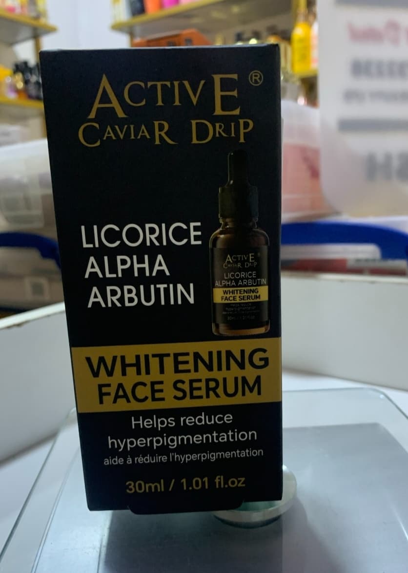 active cavia drip licorice alpha abutin whitening face serum - Main Image