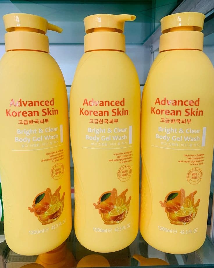 advanced korean skin bright & clear body gel wash - Main Image