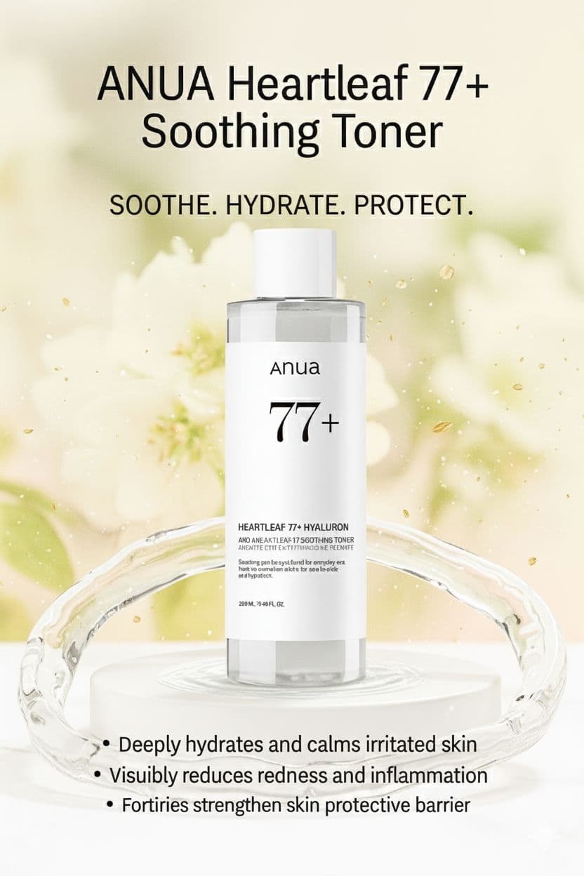 anua heartleaf soothing 77% toner - Main Image