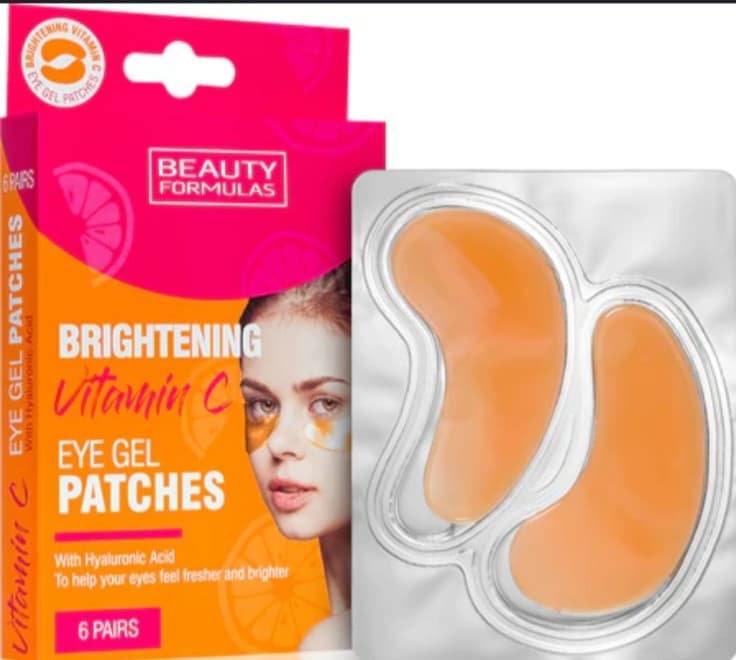 beauty formula brightening vitamin eye gel patches - Main Image