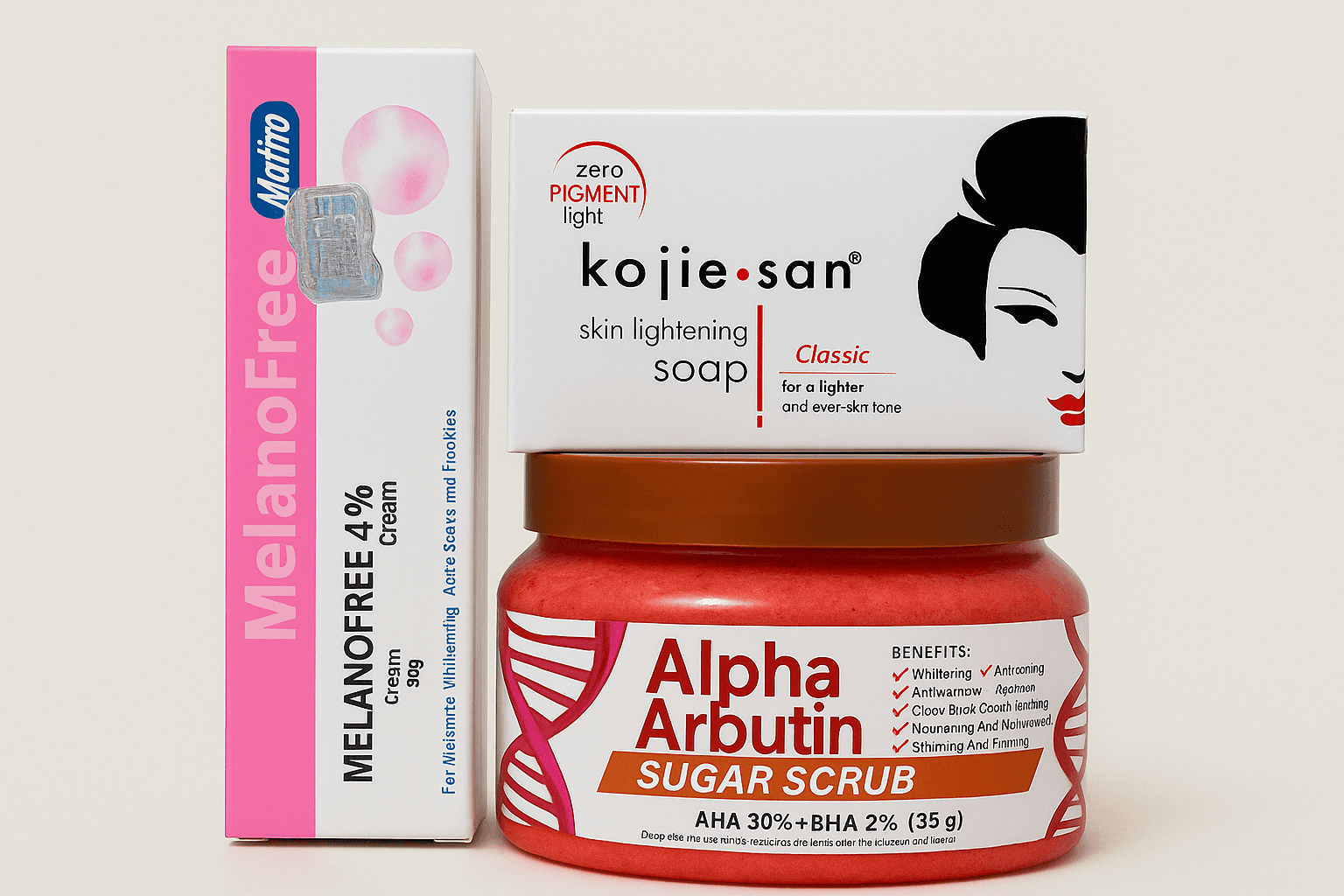 body pigmentation set