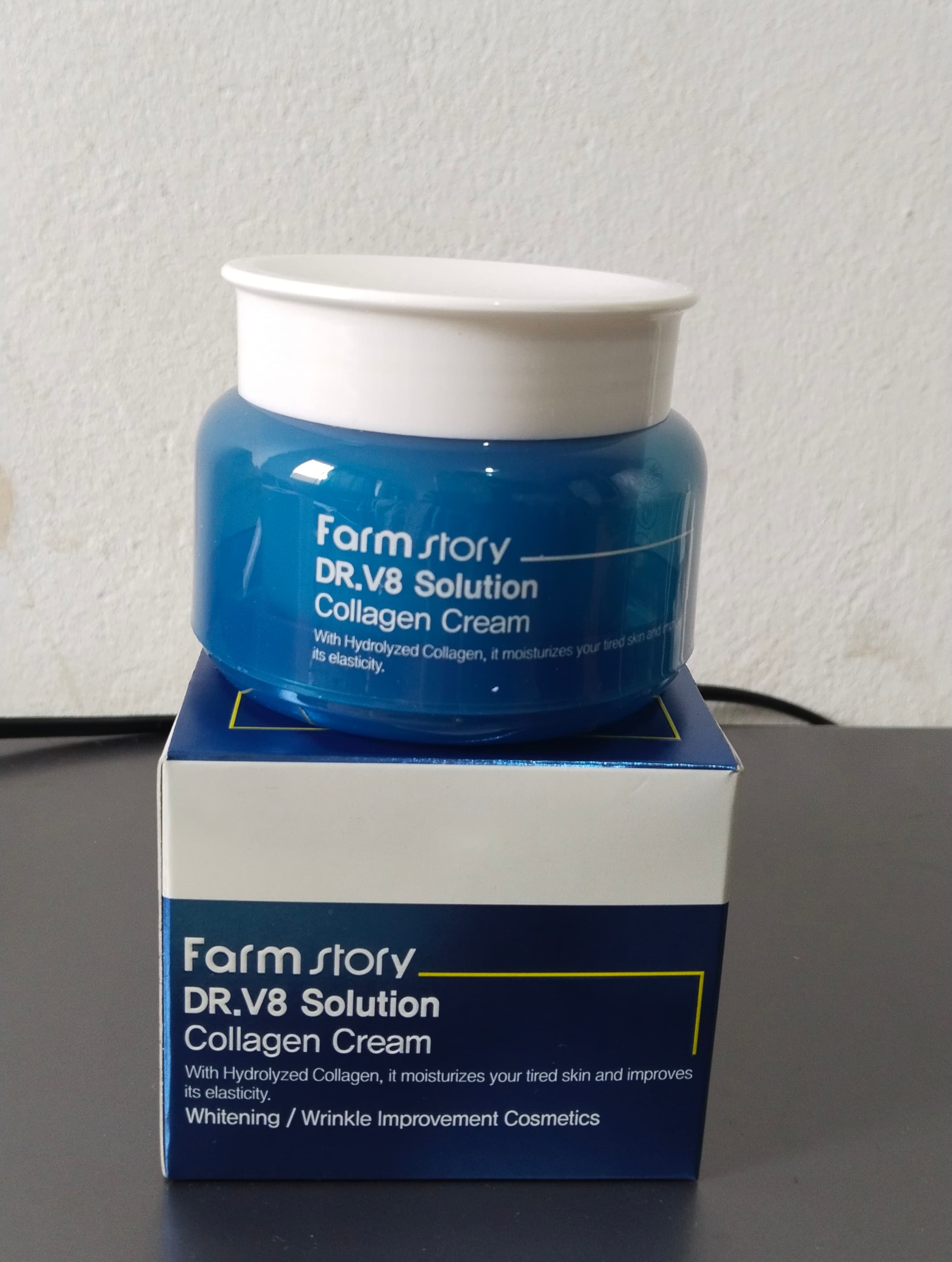 farm stay d.r v8 solution collagen face cream - Main Image