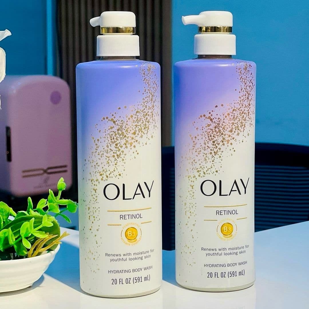 olay retinol body wash