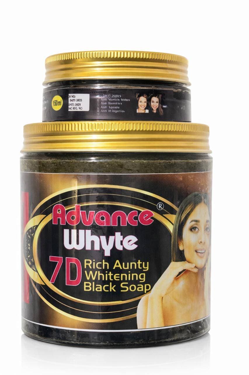 advance whyte 7d rich whitening black soap - Main Image