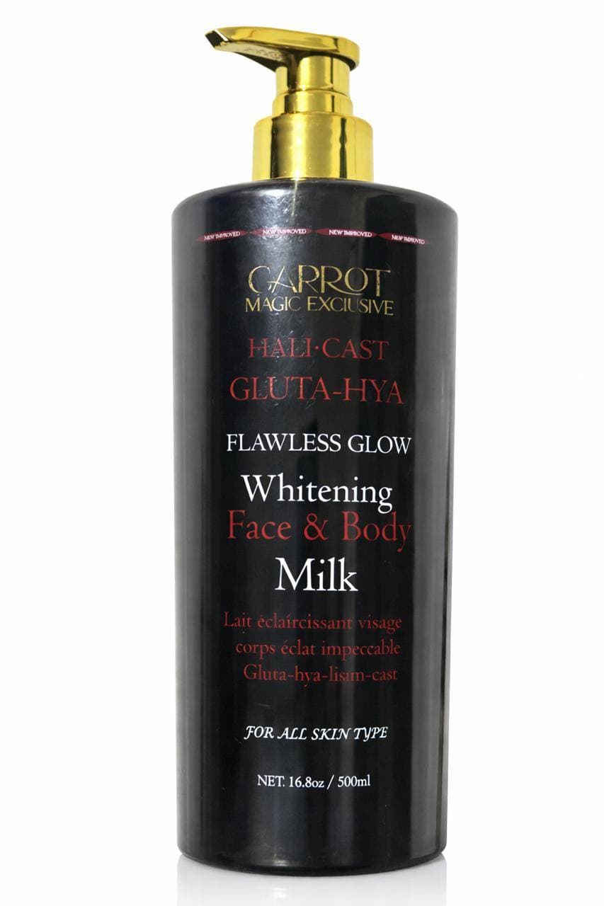 carrot magic exclusive half-cast gluta-hya flawless whiteing face and body milk - Main Image