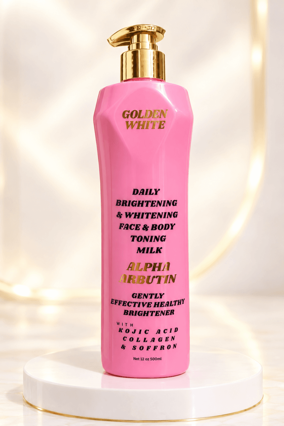golden white daily brightening and whitening face and body toning millk - Main Image