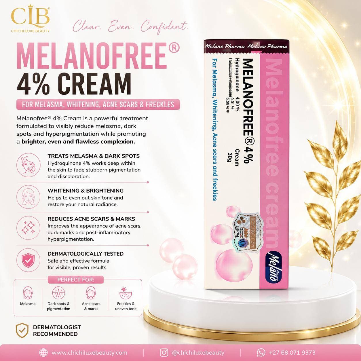 melanofree 4% cream - Main Image