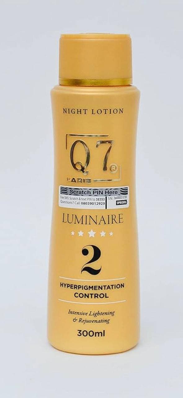 q7 luminaire hyperpigmentation control intensive lighting and rejuvenate body lotion - Main Image