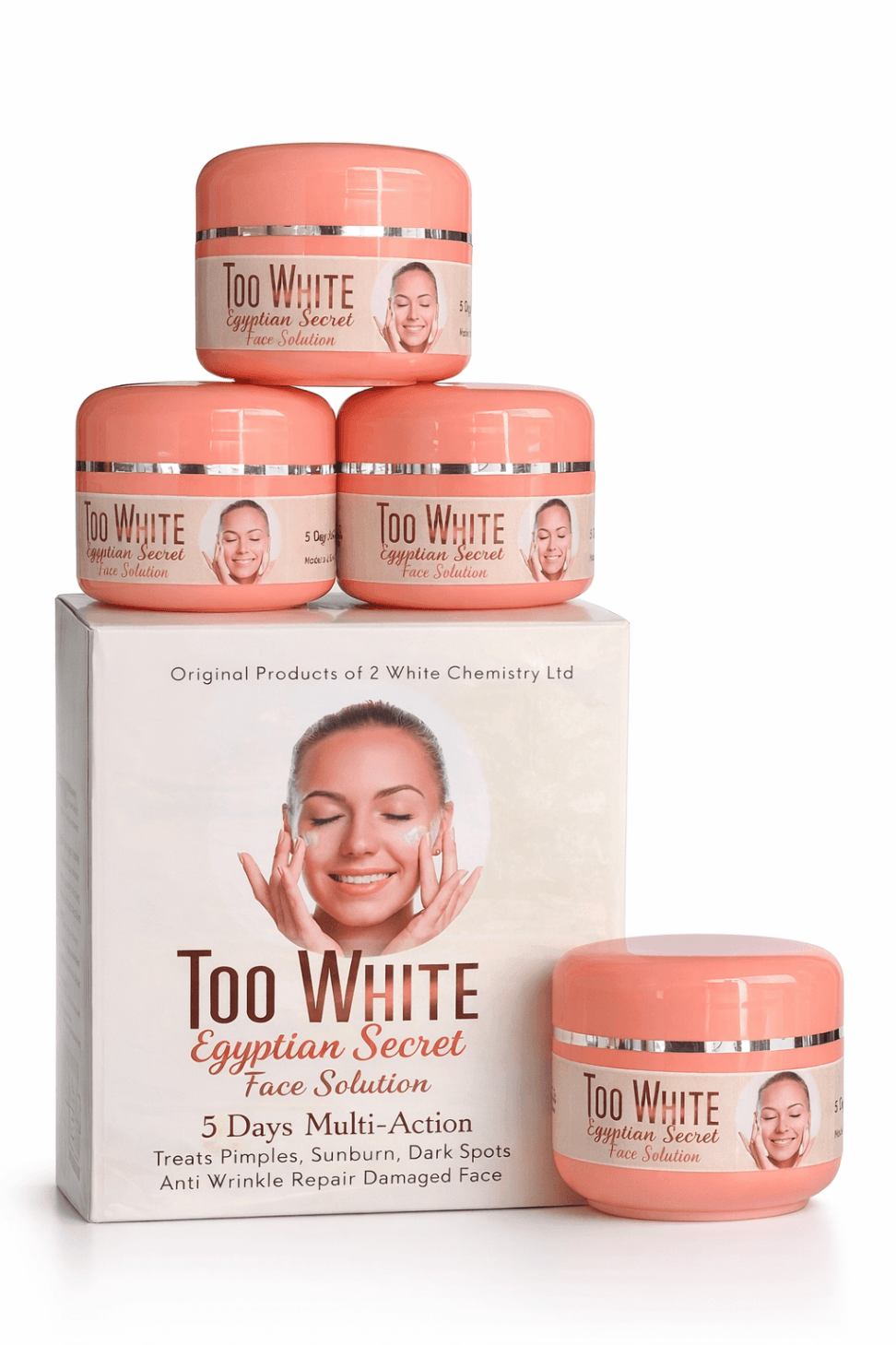 too white egyptian secret face solution - Main Image